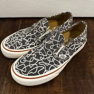 Vans Textured Waves Slip-On Sneakers